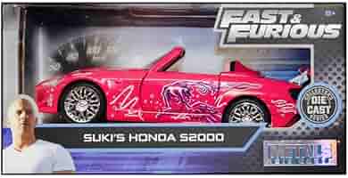 (未使用･未開封品)　1:24 FAST &amp; FURIOUS DIECAST MINICAR SUKI&#39;S HONDA S2000 wyeba8q Fast And Furious 2001 Suki's Honda S2000, JADA, Diecast Toy